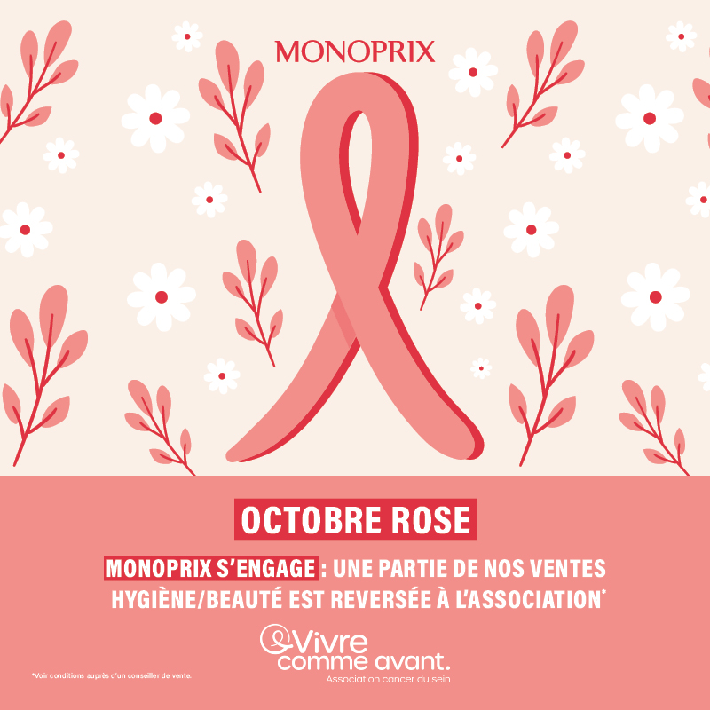 Octobre rose Monoprix Octobre rose Monoprix
